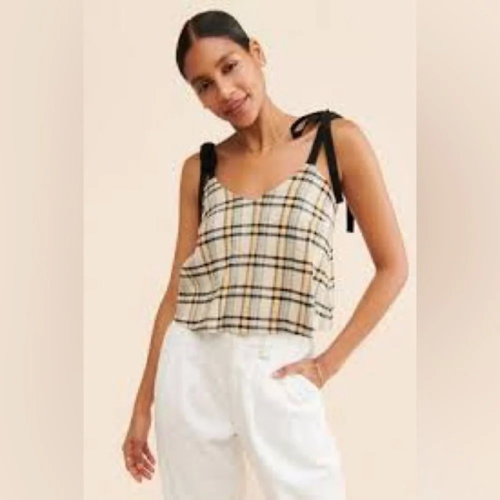 Nwt Anthropologie Eve Gravel Vivienne Tank Top Sz-Xs